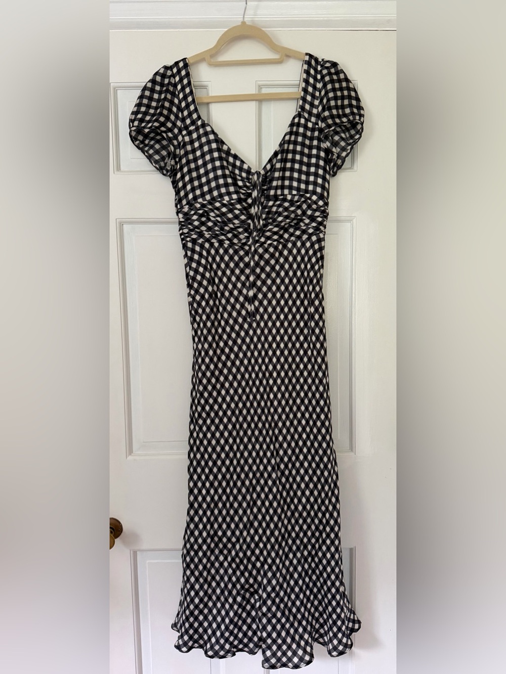 J Crew Collection Black & White Gingham Dress